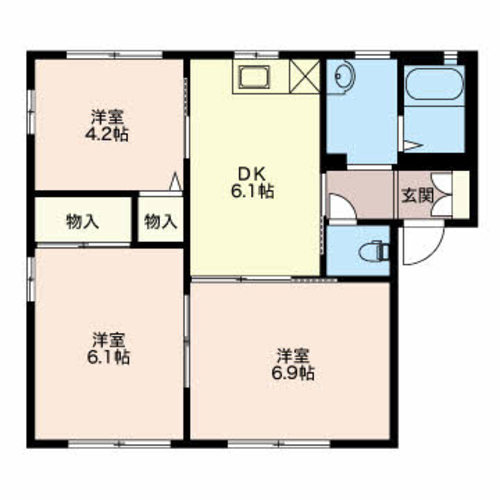 ヴィラ宮前A101-2