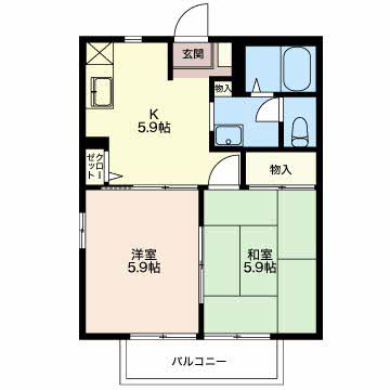 クレール八穂A202-2