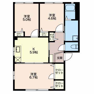 ヴィラ ハイネス B102号-15