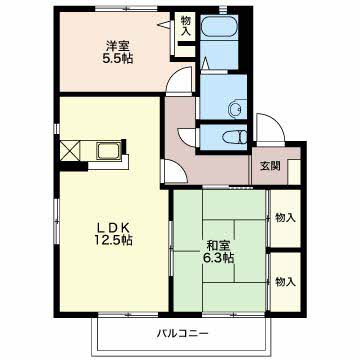 ハイツかすみ 0201号-2