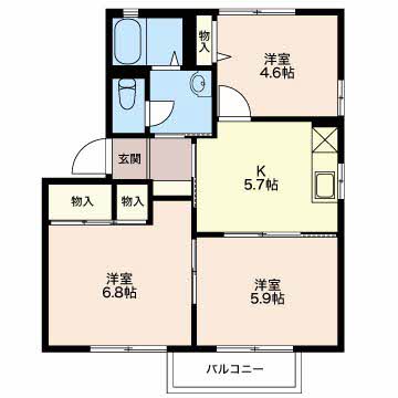 エクセルハイツ横浜ⅡＢ 0103号-1