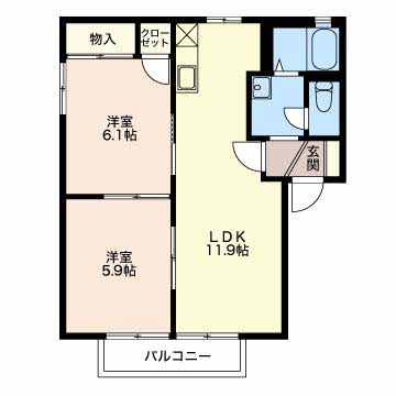 フォーレスこみどB202-2