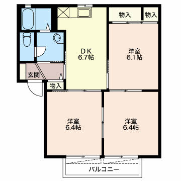 ペイサージュ稲熊 0202号-16