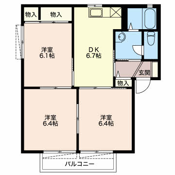 ペイサージュ稲熊 0203号-2