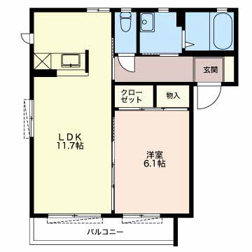 エクレール久手 B201号-2