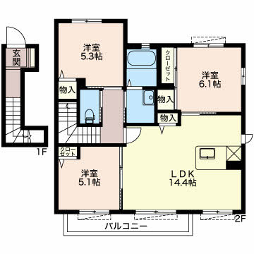 Ｐｉｎｅ富塚Ⅱ0201-2