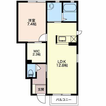ヴィラ　ウィンドB102-2