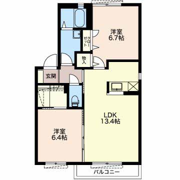 ビューフェリス柏森 A101号-2