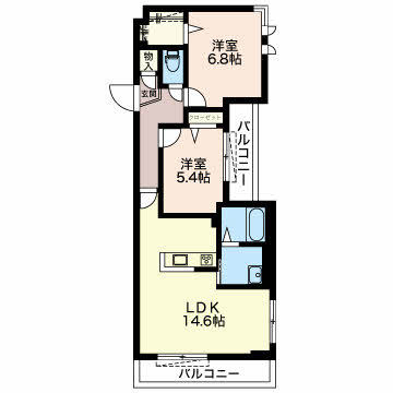 フェリシード月見ヶ岡0201-2