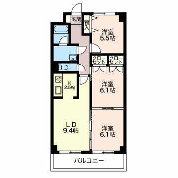 グローブハイツ丘上0502-2