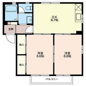 グリーンヒルズ B102号室