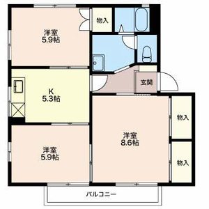 グリーンヒルズ H202号室