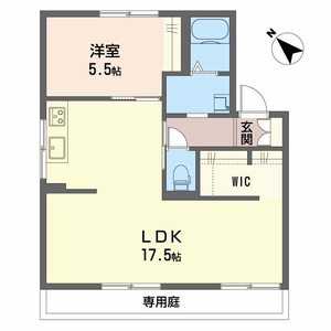 タウニィはしら A101号室