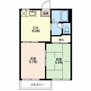 サンハイツ花園 B203号室