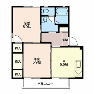 カーサ A205号室