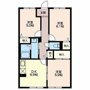 リライアンスさつき B106号室