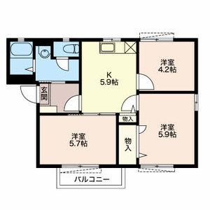 エトワールソシア 0201号室