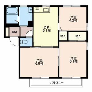 ヴィルヌーブ・スズカ E102号室