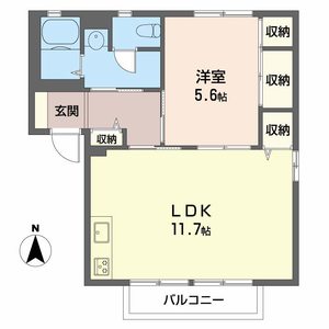 グリーンハイツ島立 A102号-2