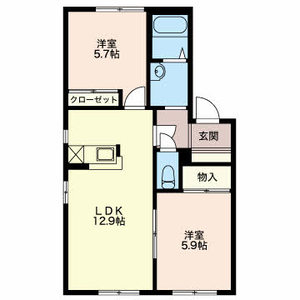 サニーハウスかんね B102号室