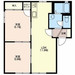 メルベール西富田 0101号室