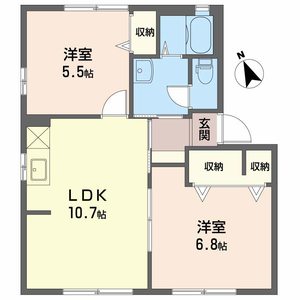 ドミール志太 A102号-2