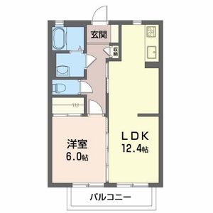 パークサイド篠目 B102号室
