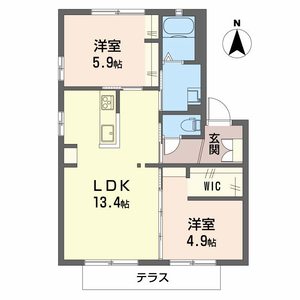 レジデンス B105号室
