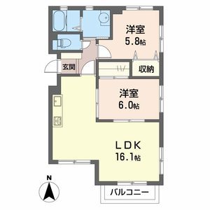 桜路庭 0102号室