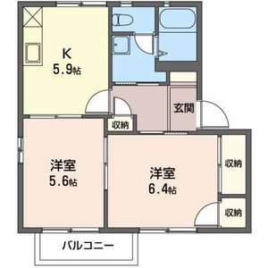 グリーンヒルズⅡ B207号室