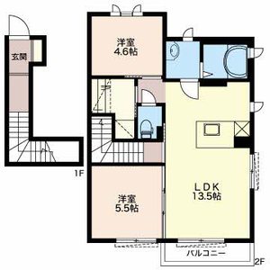 ヴューテラスＹａｍａｓｕｅ 0202号室