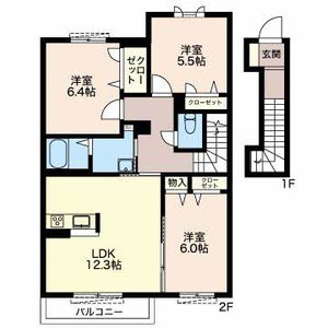 雪月花　５番館 E202号室