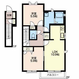 雪月花　６番館 F201号室