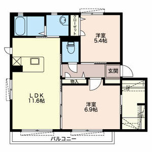 Ｉ’ｓ　ｇａｒｄｅｎ D102号室