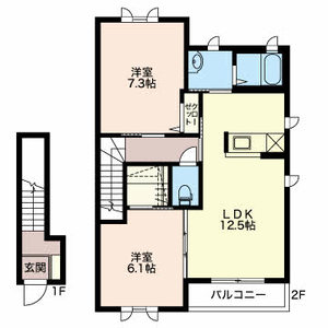 コートボナール B202号室