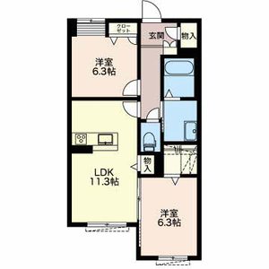 グリーンコート W105号室