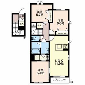 サニーガーデン西林田 0201号-16