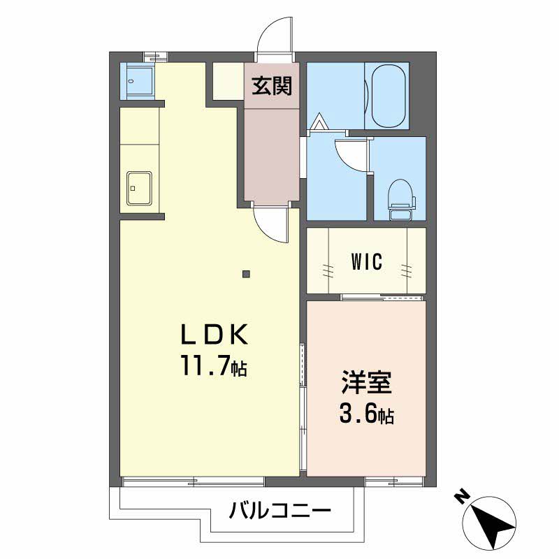 ピースハイツ A105号-16