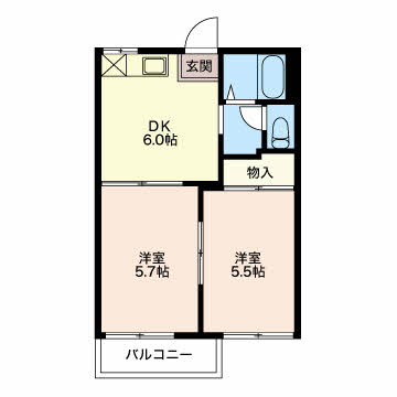 ピースハイツA201-2