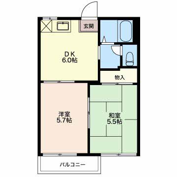 サンハイツ花園 B203号-2