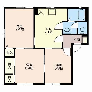リヴェール本野B B101号-2