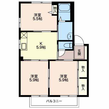 ルミエールコーポ D202号-16