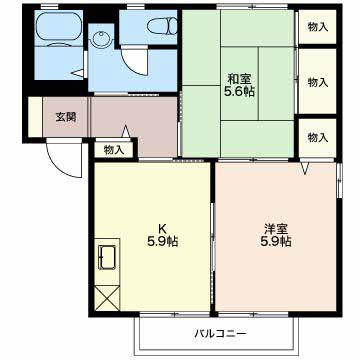 グリーンハイツ島立B202-2