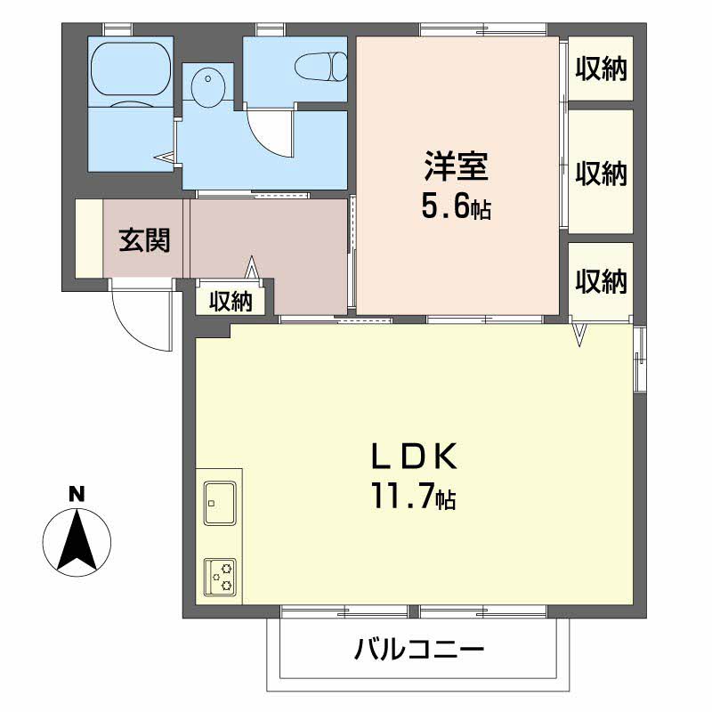 グリーンハイツ島立A102-2