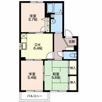 サニーハウスかんね A201号-3