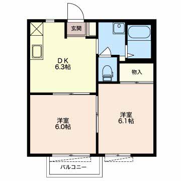 フレグランス中世古Ｂ 0202号-3