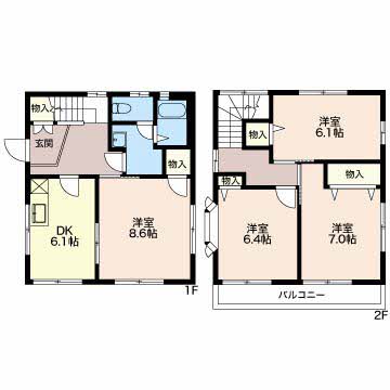 元町戸建　東棟-2