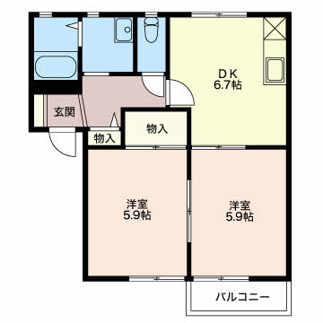 フォーレスくすのき B202号-2