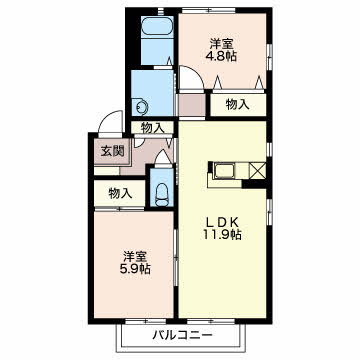 ハピネス大手１ A201号-15