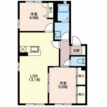 ハピネス大手２B103-2